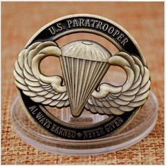 American Paratrooper Challenge Coin US Hollow Collection Souvenir