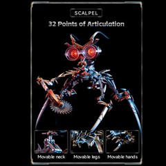 HiPlay Killerbody, Scalpel KB20069-55 32 Points of Articulation, H10cm Figure