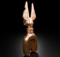 Jackal Headpiece for 3.75in / 6in / 12in Figures (Painted)