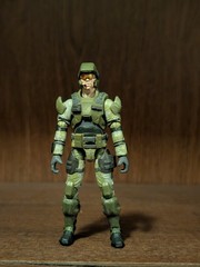 Jazwares World of Halo Series 6 UNSC Marine with Assault Rifle Complete Loose