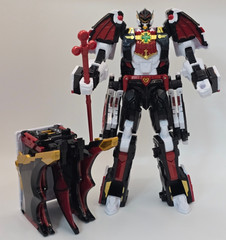 Metal Cardbot W Bloodwing Bat Ambulance Transformer Robot Korean Toy