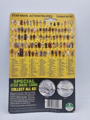 Vintage Kenner Star Wars Power Of The Force EV-9D9 Droid Last 17 -Coin On Card-