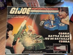 1982 GI JOE Cobra Battle Game with Original Box – Incomplete