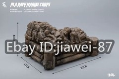 1/18 JOYTOY PLA NAVY MARINE CROPS EXTERNAL COMBT TEAM ABS PVC Action Figure Toy