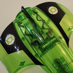 GREEN LANTERN Jet Airplane Transparent DC Comics Mattel 2009 Space Ship Missile