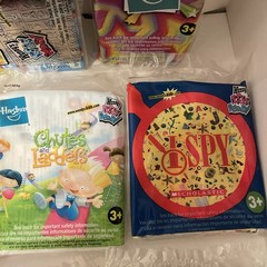 Lot Of 14 Wendy’s Kids Meal Games – Ages 3 And Up – 2004 To 2008 – Most Sealed