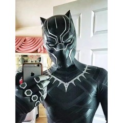 US Stock!!! LED Black Panther Helmet Killerbody 1:1 Wearable Cosplay Mask Props-