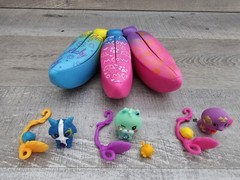 Cepia BANANAS BUNCH of 3 Peel to Reveal Animal Figures Lot