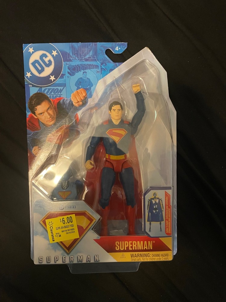 DC Comics SUPERMAN, Superman 6-inch Action Figure, for Ages 4 and up