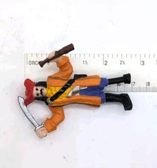 2.25-2.5″ Pirate PVC Figures – Walking the Plank (Jack in Box), Knives, Peg Leg