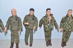 Vintage 1966 TOPPER TOYS THE TIGERS Action Figure Lot 6.5″ Tall With Accessories