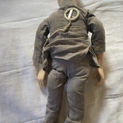 Vintage Pee Wee Herman Pull String Talking Doll 18″ Voice Distorted w/Bunny Suit