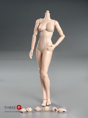 US STOCK 1:6 Large Breast Flexible Pale Body 12″ Female Action Figure Model Doll