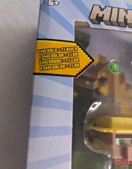 NEW Minecraft Mob Head Minis Villager Guarding Iron Golem Pack Ages 6+