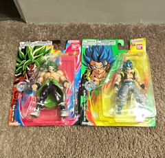 Bandai Dragon Ball Super Evolve Boxed Set: Broly & SSGSS Gogeta Figures
