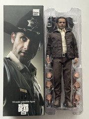 ThreeZero The Walking Dead Rick Grimes 12 in Action Figure. See Description