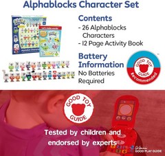 ALPHABLOCKS Alphabet Character Set for Kids