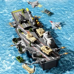 Ultimate Naval Defense Command Center – Aircraft Carrier & Vehicle Playset
