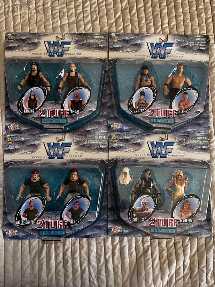WWF 2 Tuff COMPLETE SET HHH, Chyna, Goldust, Marlena, Truth Commission, D.O.A