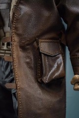 1/10 Windbreaker Coat heroes Bane Fur Long For 7inch Soldier Action Figure Body