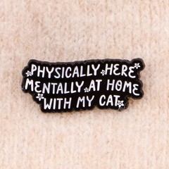 Funny Quote Enamel Pin Metal Brooch Badge Backpack Accessory Gift Jewelry
