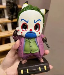 12.5cm Pokemon Pikachu Cos The Joker GK Collection Birthday Gifts Decoration