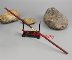 1/6 Chinese Kung Fu Shaolin Staff Nunchaku Three-section Cudgel 12” Figure Body