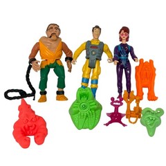 1980s Kenner The Real Ghostbusters Screaming Power Pack Heroes + Ghost Bundle