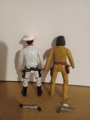 Vintage Legend Of Lone Ranger 80s Action Figures With Weapons