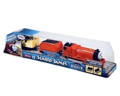 Thomas & Friends TrackMaster Motorized Scared James Tales of the Brave 2014 Rare