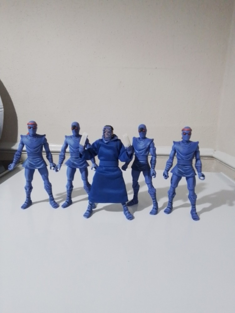 NECA TMNT Mirage Comics Ultimate Foot Soldiers Lot Of 5