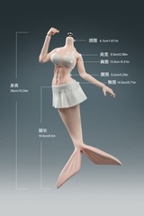 YM YM509 1/6 Female Mermaid Body Soldier Action Figure 12in Seamless Model Toy