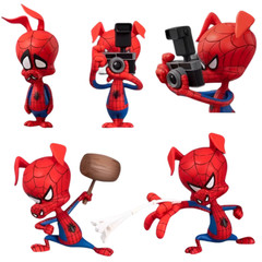 Spider-Man:Into The Spider-Verse Spider-Gwen & Spider-Ham 1:12 SV-Action Figure