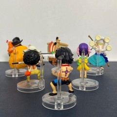 BANDAI Gashapon Figure One Piece Vol 7 naval battle of 6PCS Capsule Usopp Merry