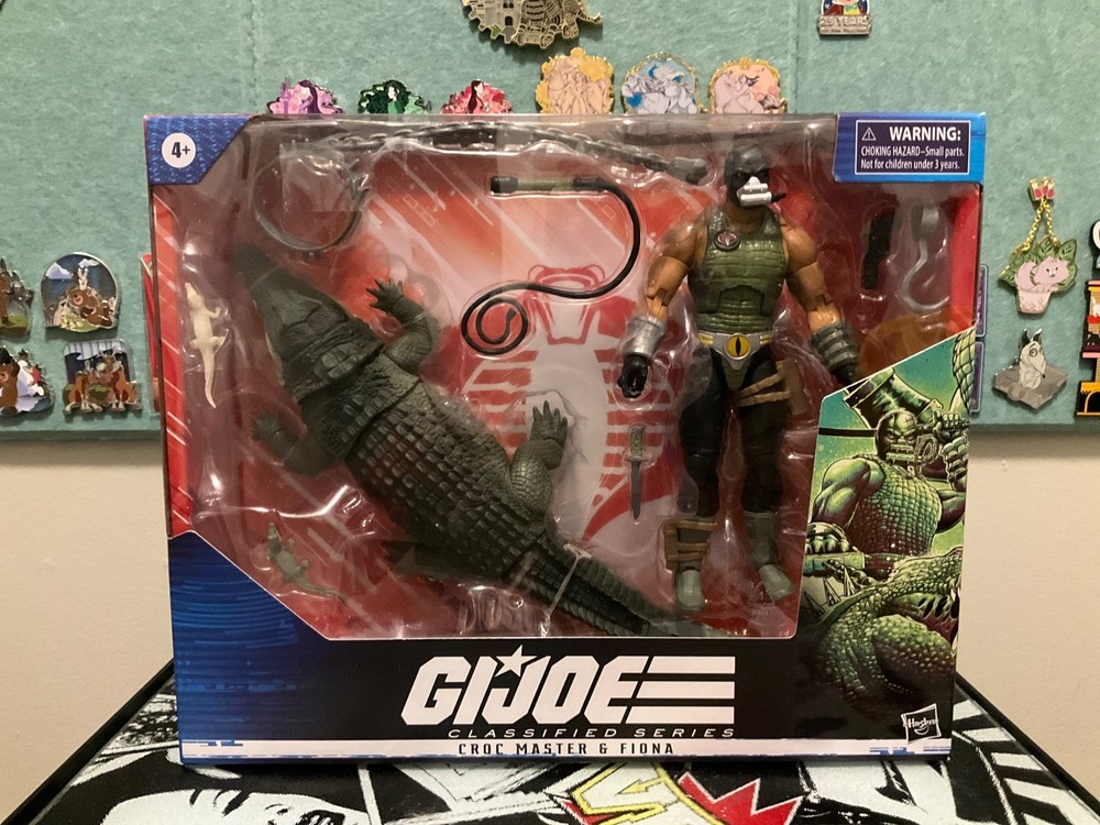 Hasbro GI Joe Classified Series #38 6” CROC MASTER & FIONA Action Figure 2-Pack