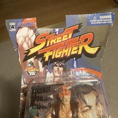 Jazwares Street Fighter Akuma Action Figure in box used 6.5 x 4 inches