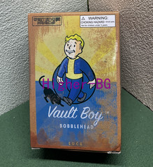 1pcs Luck Fallout 4 Series 3 Vault Boy Bobblehead Boy 4.72inch Toy