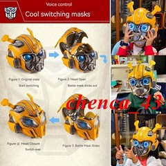 US Now!!! Killerbody 1:1 Bumblebee Mask LED Light Transform Cosplay Props w/ Box