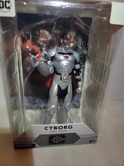 Culture Fly DC Worlds Finest Cyborg Vinyl Figure 2017 6.5″ Statue Open Box