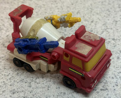 Vintage 1988 Hasbro Transformers G1 Quickmix Complete with Weapons Excellent