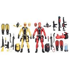 HASBRO G.I. JOE CLASSIFIED SERIES #169 GI JOE DIVER VS COBRA DIVER 6″ 2-PACK
