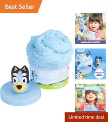 8 Oz. Bluey Cloud Slime – Fluffy Blueberry Sensory Fun with Rainbow Mix-Ins