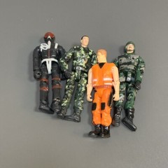 Random 4 Pcs 3.75” Soldier military Army For GI JOE G.i joe Figure toy gift