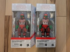 Star Wars The Black Series Mandalorian Warrior Christmas Holiday Edition Target