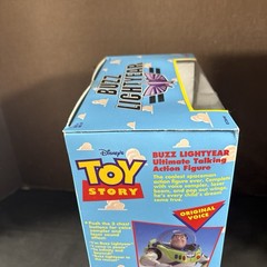 BUZZ LIGHTYEAR ULTIMATE TALK ACTION FIGURE VINTAGE NEW TOY STORY DISNEY THINKWAY
