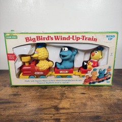 VTG Big Bird’s Wind Up Train Sesame Street Tyco Preschool Bert Cookie Monster