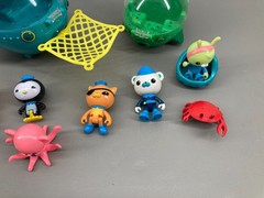 Fisher Price Octonauts Toy Lot Gup A & Gup E Vehicles 6 Figures Barnacles Peso
