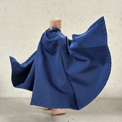 SU-BK-BL: 1/12 Blue Wired cape for Marvel Legends Black Knight, Mythic Legions