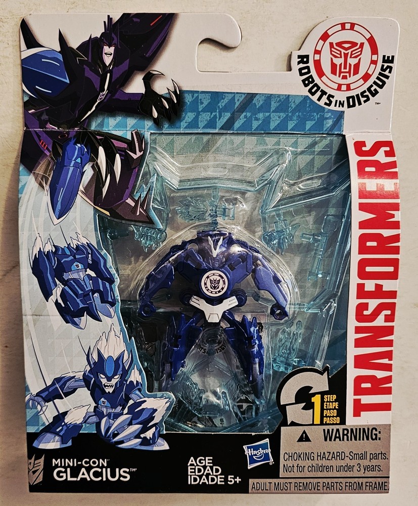 TRANSFORMERS ROBOTS IN DISGUISE MINI-CON GLACIUS FIGURE FAST SHIPPING