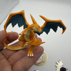 Pokemon: Mega Charizard Y Figure Rare Lot! 3.25″ Inch Pin Lucario Coins Lot